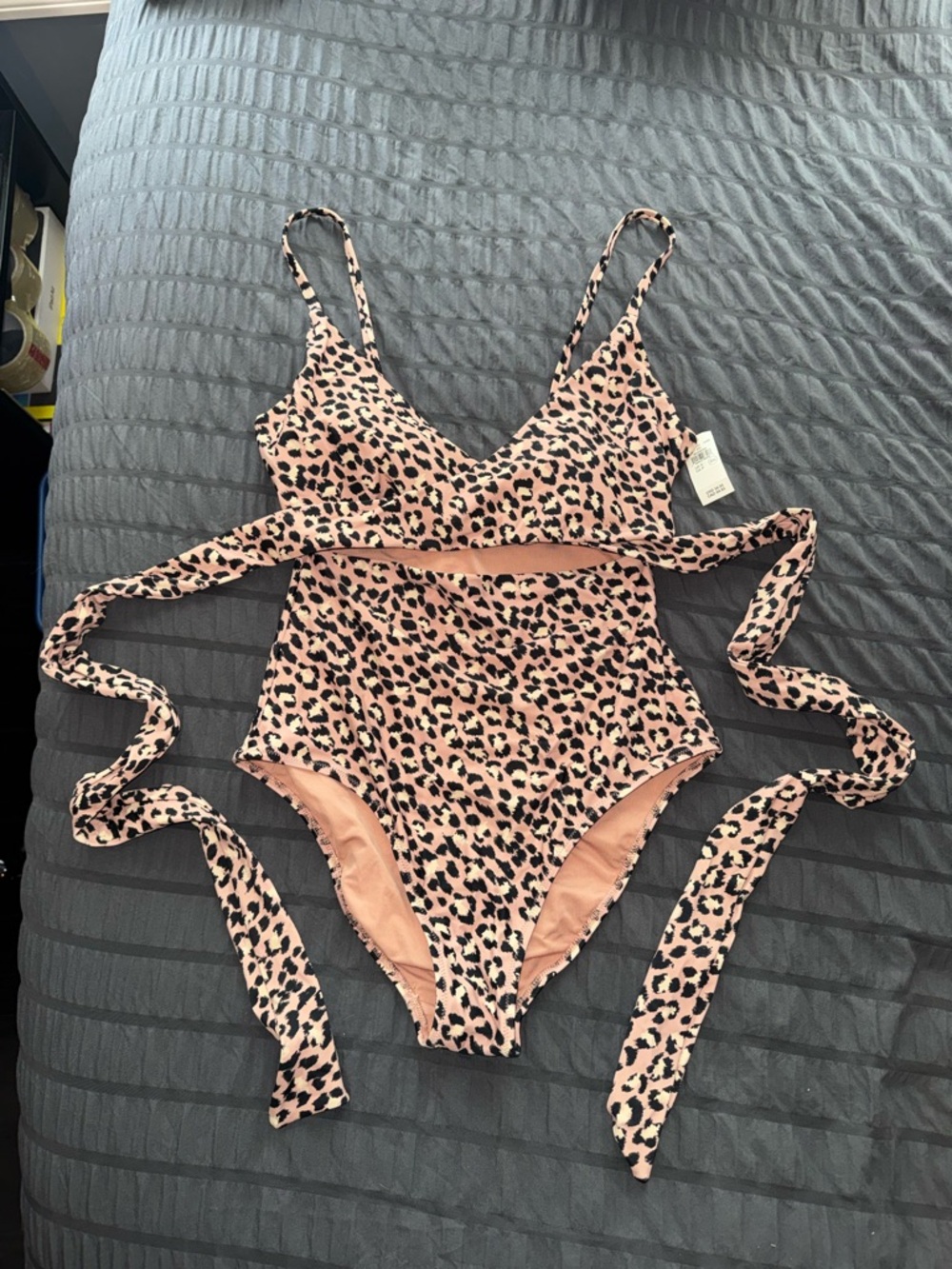 Aerie One Piece Leopard Bathing Suit